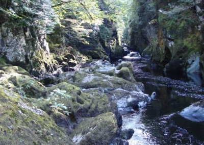 water fall at betws-y-coed, Fairy Glen